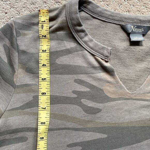 Natural Reflections Camouflage Short Sleeve dress. . Size Large. - Picture 6 of 9